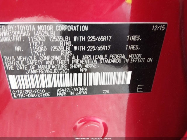 Toyota RAV4 Xle