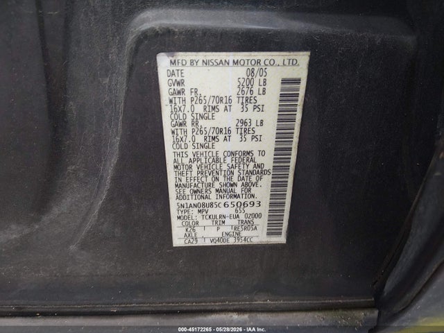 Nissan Xterra S