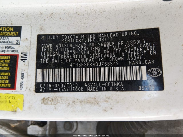 Toyota Camry Le