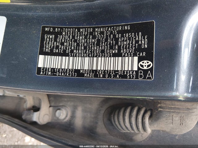 Toyota Corolla S Plus