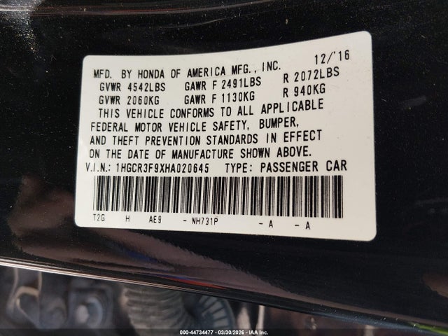 Honda Accord Touring V6