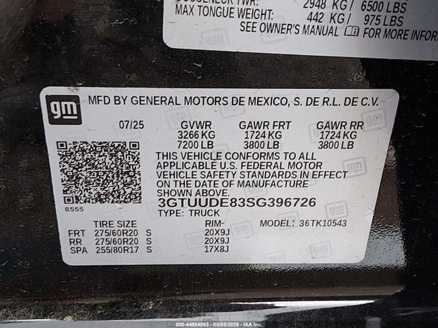 GMC Sierra 1500 4wd  Short Box Slt