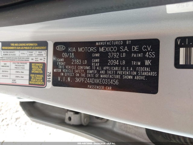 Kia Forte Lxs