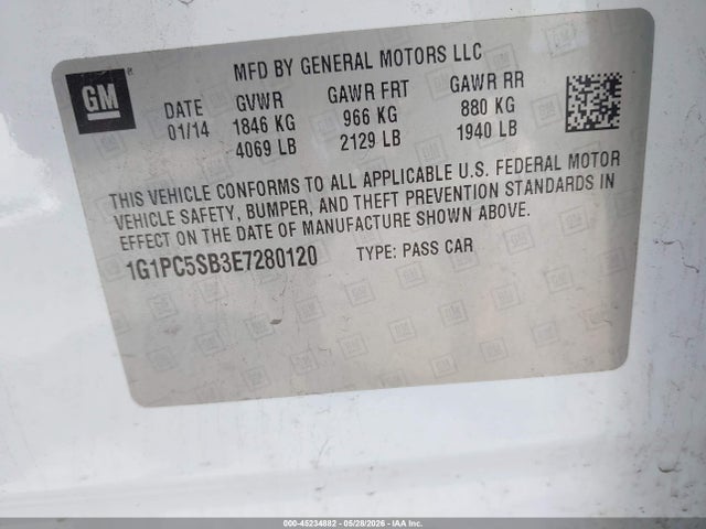 Chevrolet Cruze 1lt Auto