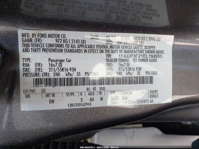 Ford Focus Se