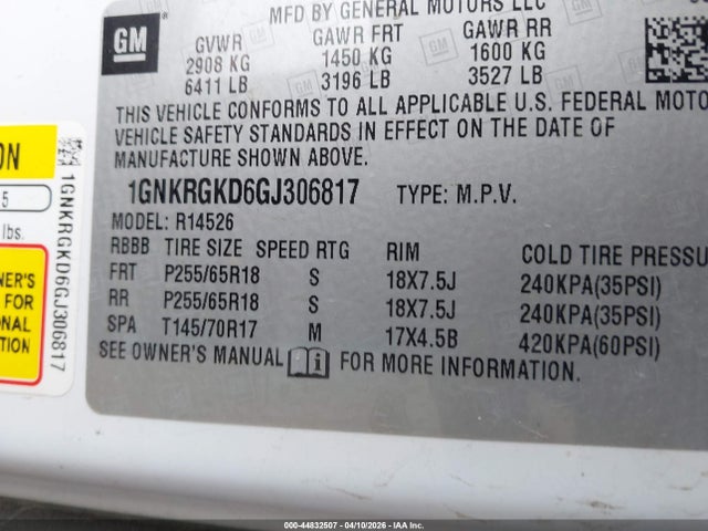 Chevrolet Traverse 1lt