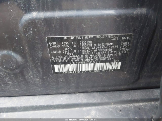 Subaru Outback 2.5i Limited