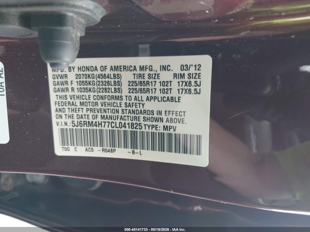 Honda CR-V Ex-l