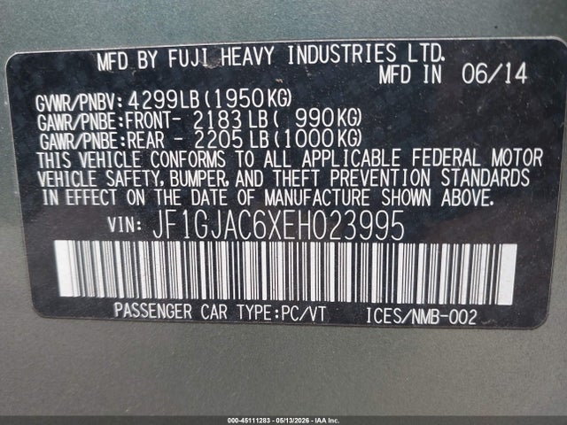 Subaru Impreza 2.0i Premium