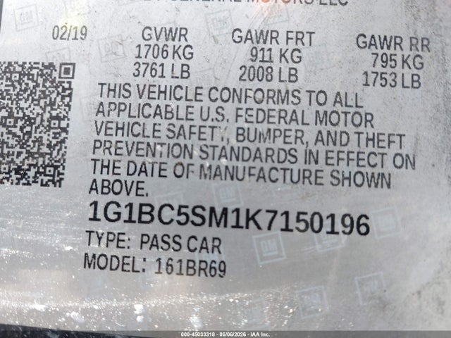 Chevrolet Cruze Ls
