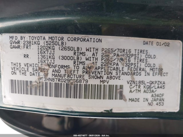 Toyota 4Runner Limited V6