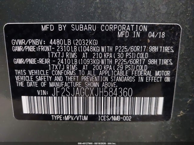 Subaru Forester 2.5i Premium