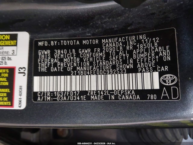 Toyota Corolla S