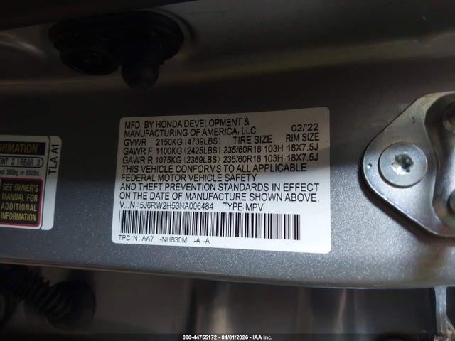 Honda CR-V Awd Ex