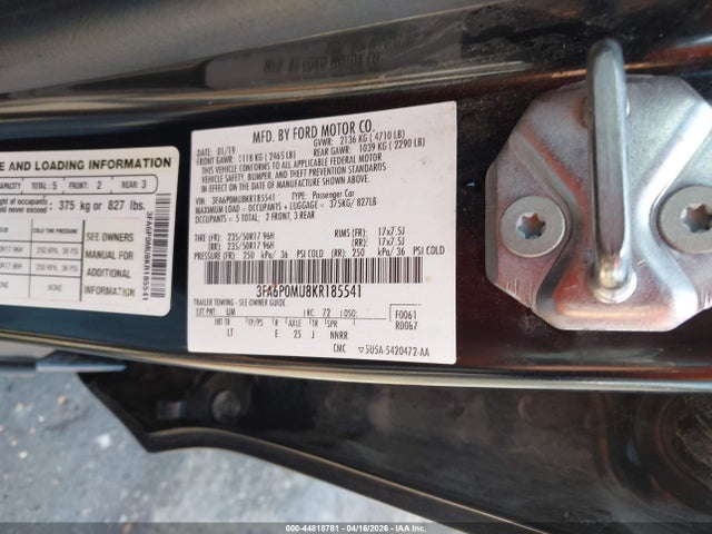 Ford Fusion Sel