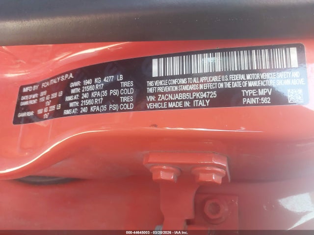 Jeep Renegade Latitude Fwd
