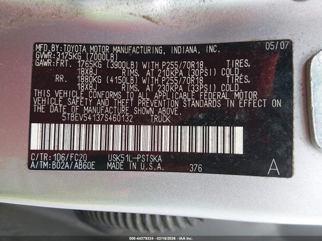 Toyota Tundra Sr5 5.7l V8