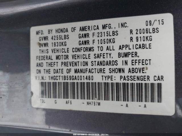 Honda Accord Ex