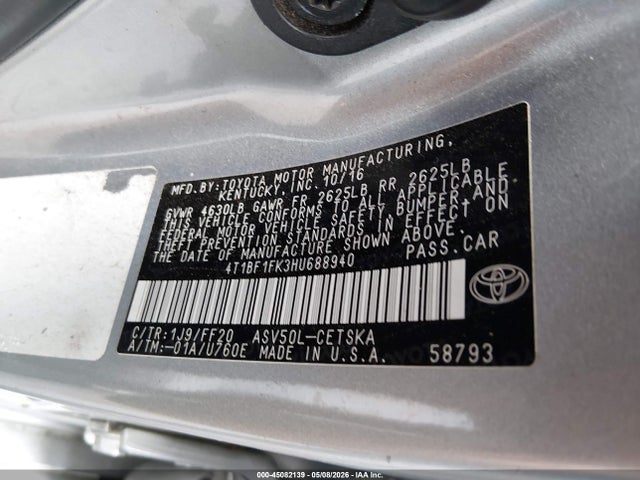 Toyota Camry Se