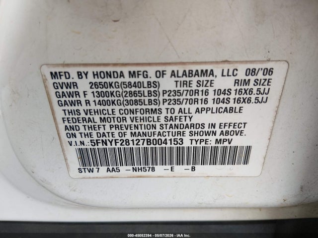 Honda Pilot Lx
