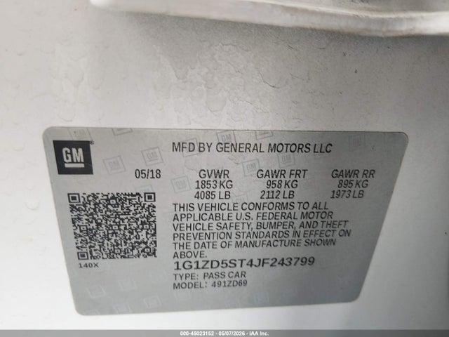 Chevrolet Malibu Lt