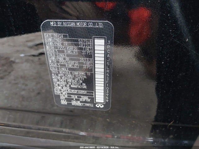 INFINITI Qx Sensory Awd