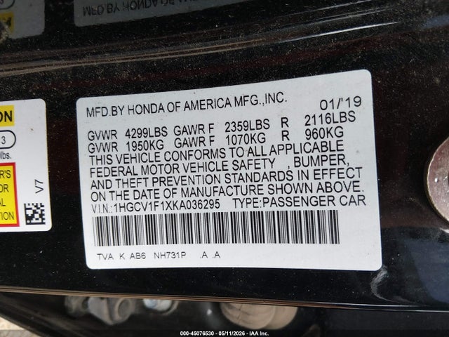 Honda Accord Lx