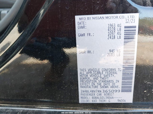 Nissan Altima S Fwd