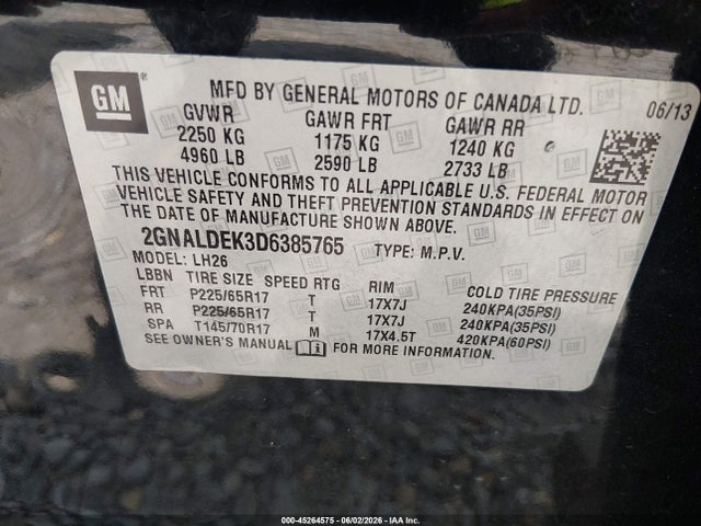 Chevrolet Equinox 1lt