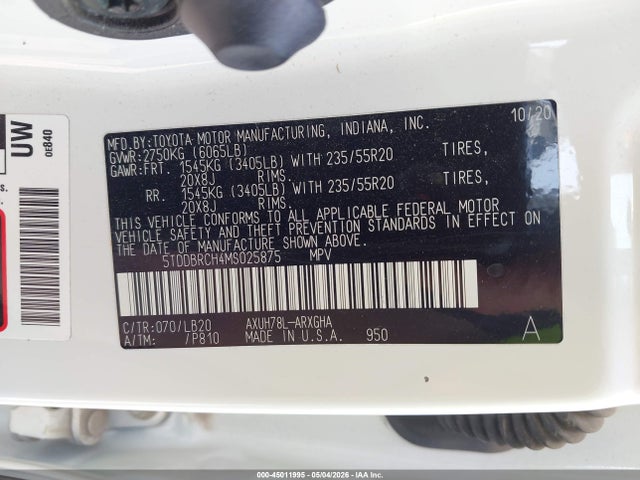 Toyota Highlander Hybrid Limited