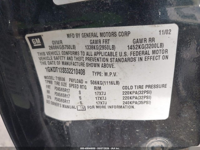 GMC Envoy Sle
