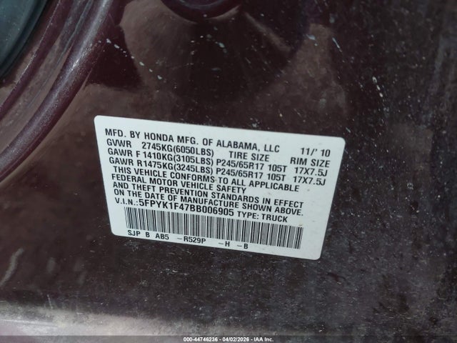 Honda Ridgeline Rts