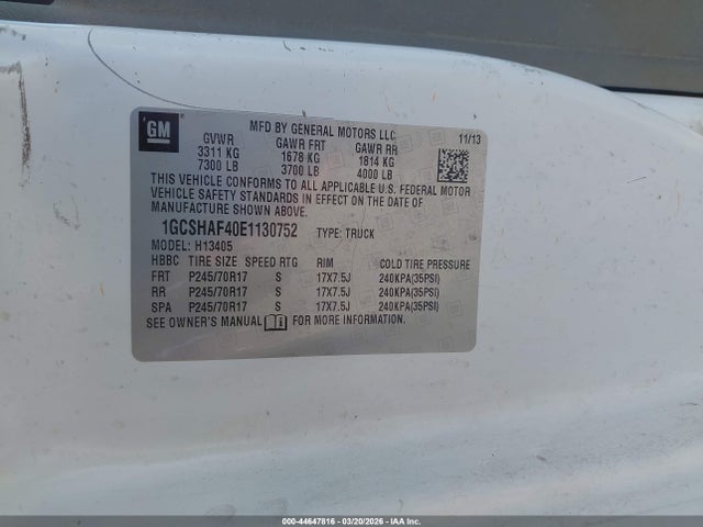 Chevrolet Express Work Van