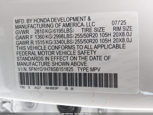 Honda Pilot Touring