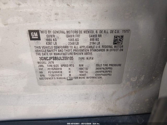 Chevrolet Trax Lt