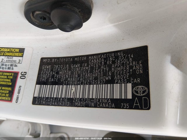 Toyota Corolla Le