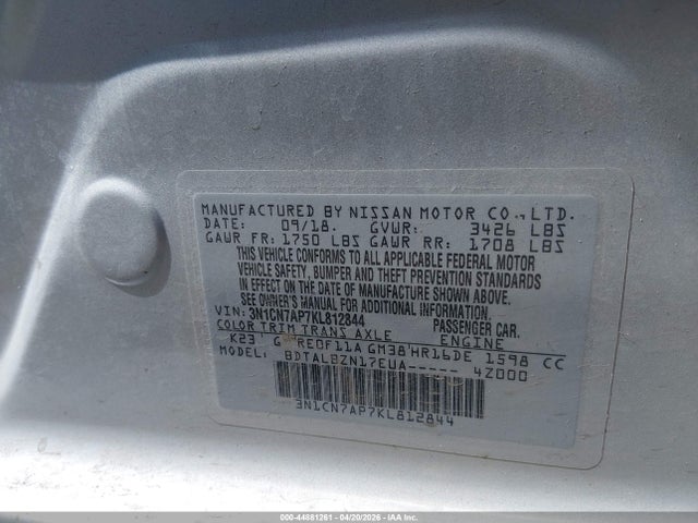 Nissan Versa 1.6 Sv