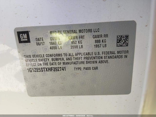 Chevrolet Malibu 1lt