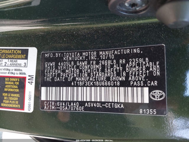 Toyota Camry Xle