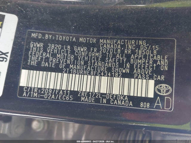 Toyota Corolla L