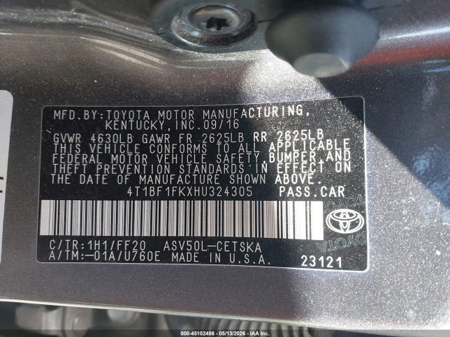 Toyota Camry Se