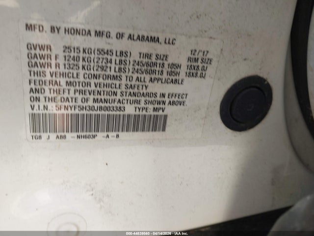 Honda Pilot Ex