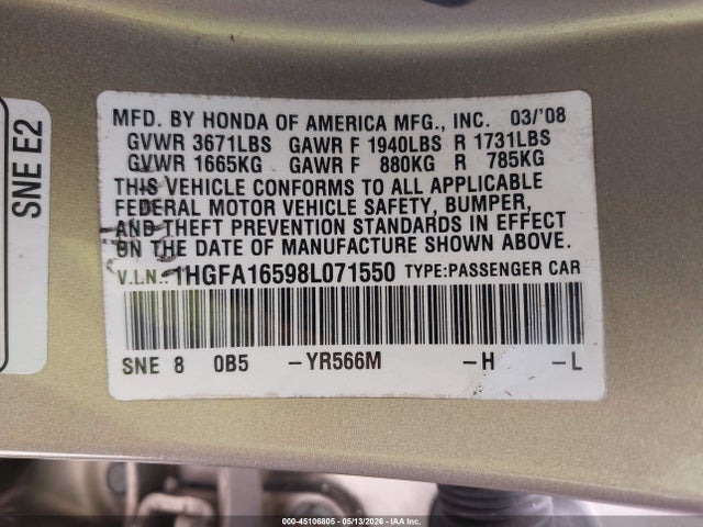 Honda Civic Lx