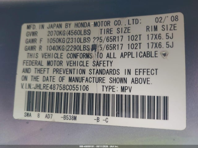 Honda CR-V Ex-l