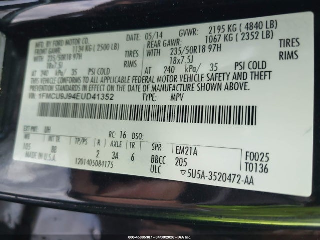 Ford Escape Titanium