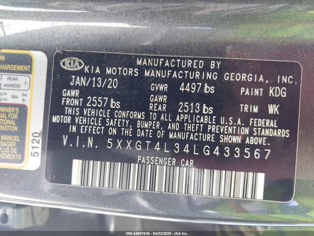 Kia Optima Lx