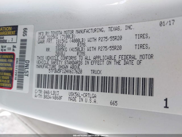 Toyota Tundra Limited 5.7l V8