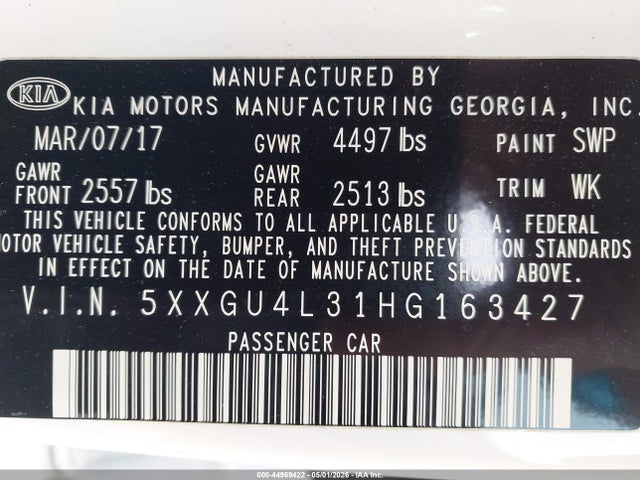 Kia Optima Ex