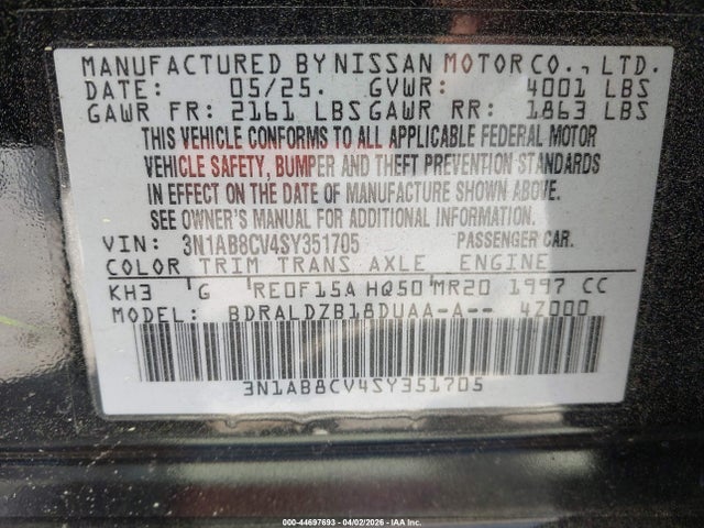 Nissan Sentra Sv