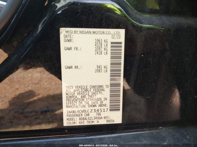 Nissan Altima Sr Fwd